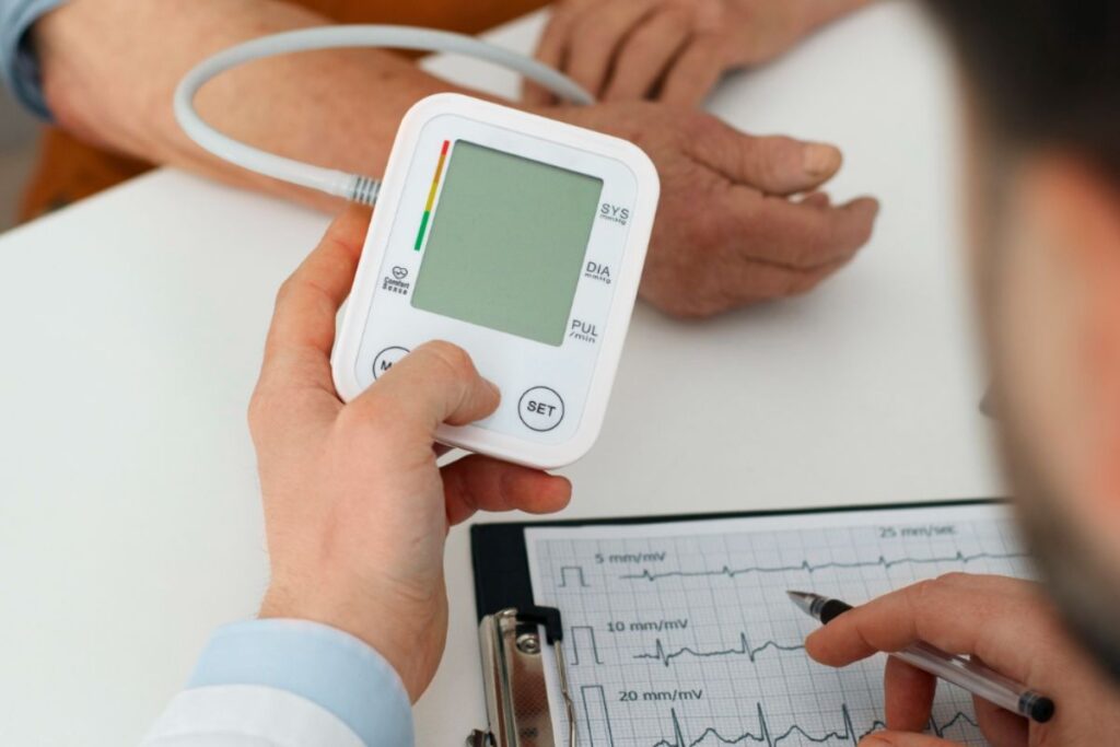 heart and blood pressure monitoring wide